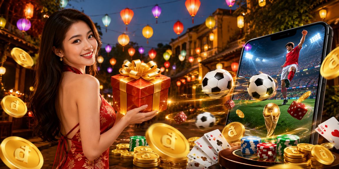 Trò chơi bài trong không khí đèn lồng Hội An với ưu đãi casino đặc biệt