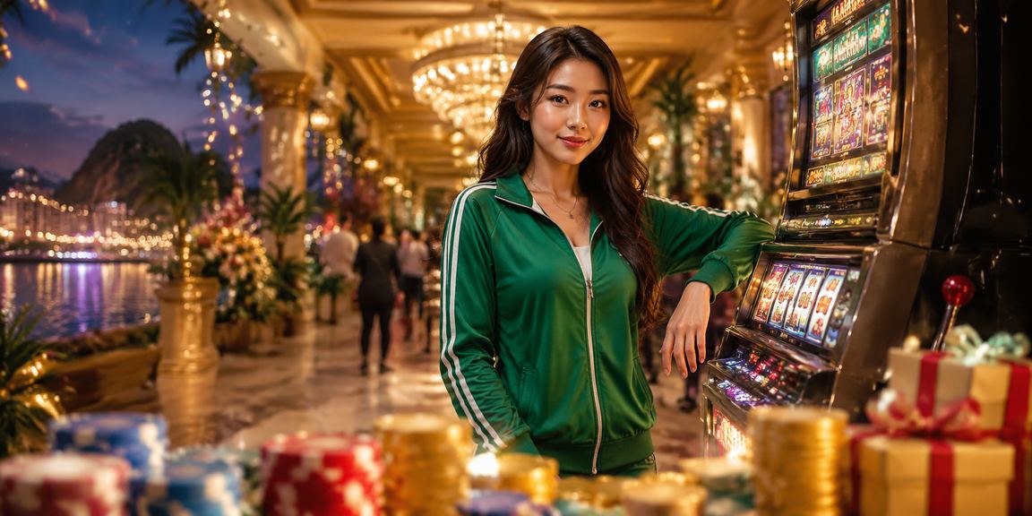 Người dùng tại Ninh Bình chơi slot game trên điện thoại bên bờ biển buổi chiều